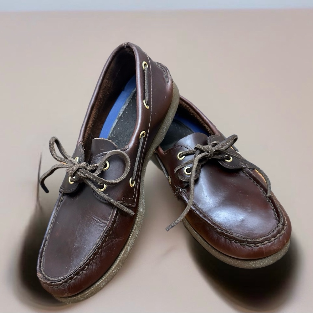 Sperry Men’s Leather Authentic Original Boat Shoes - Brown - Sz 8.5